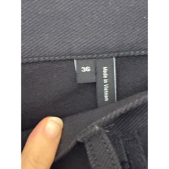 Theory Mens Black Raffi Neoteric Twill Pants Size 36 - Picture 6 of 12